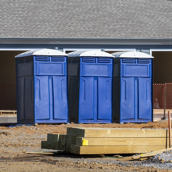 how can i report damages or issues with the portable restrooms during my rental period in Houserville PA